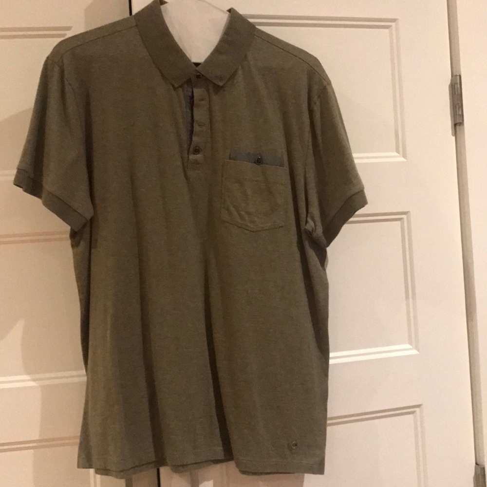 Men's green BOSS by Hugo Boss shirt